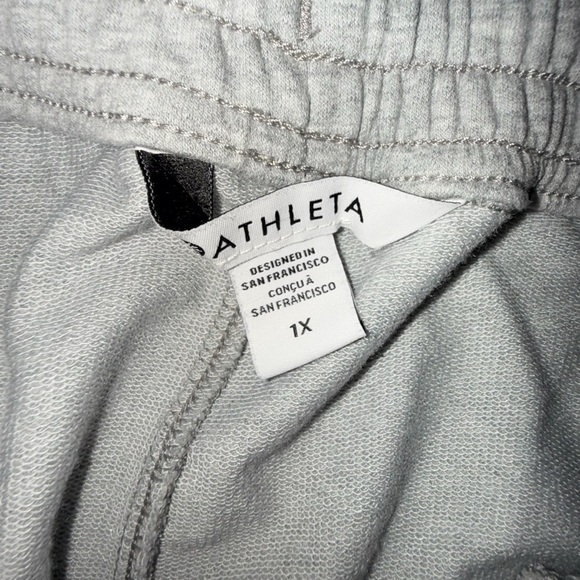 ATHLETA Retroterry High-rise Shorts Plus 1X - Gray - Picture 10 of 11